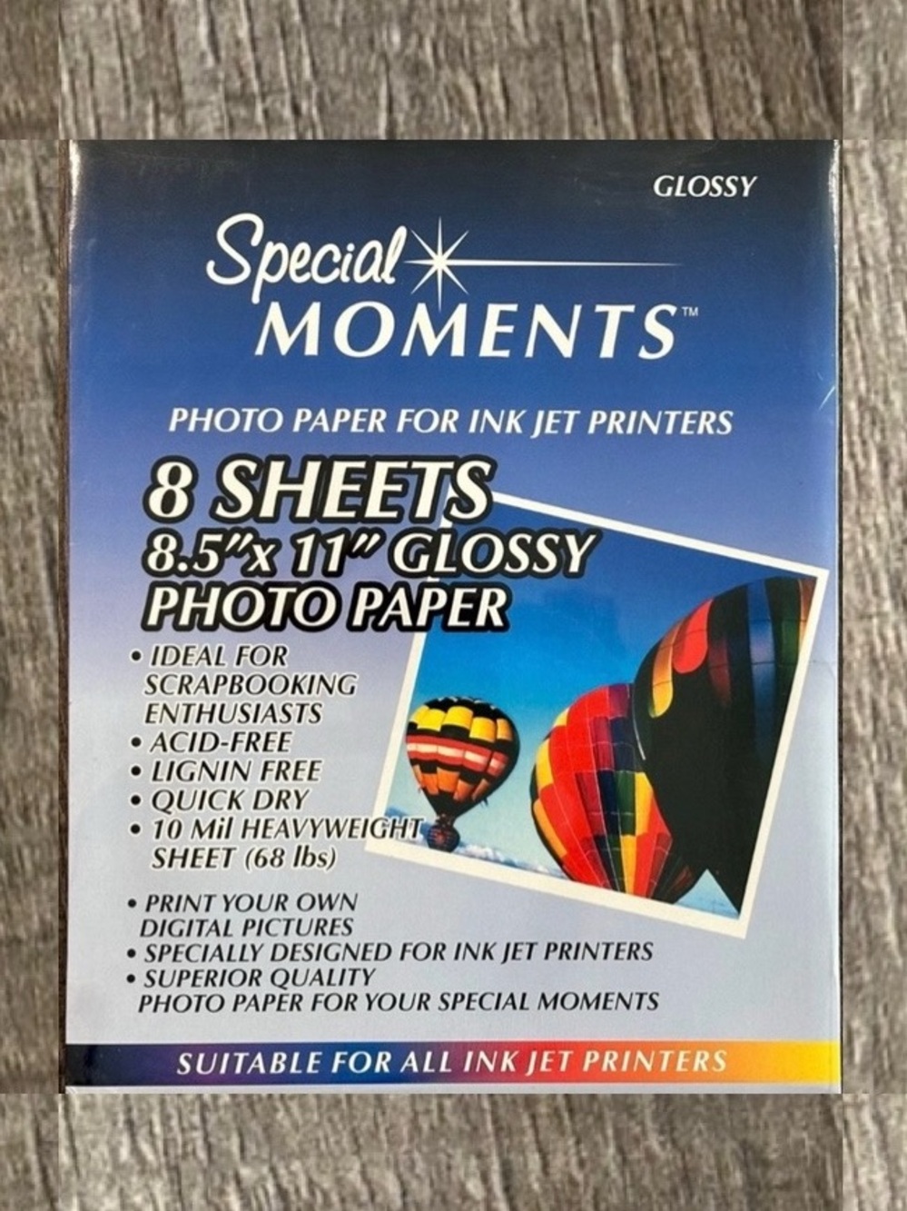 💞 New Special Moments Glossy 8.5x11 Photo Paper Pack for Pictures